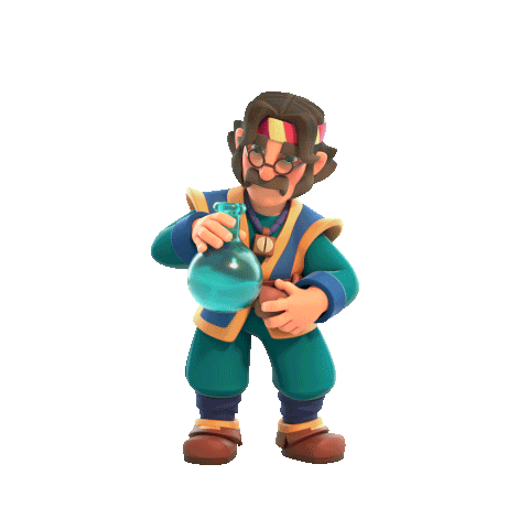 Everdale wave dude damon supercell Sticker