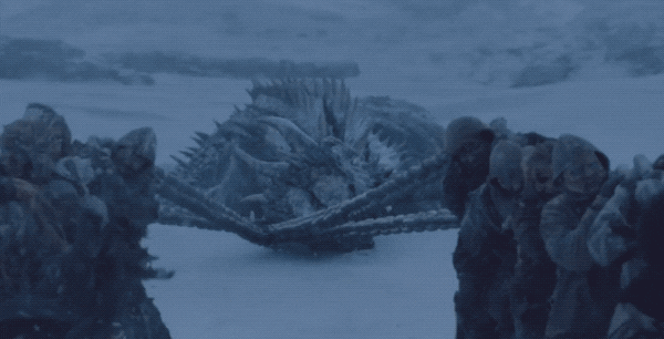 vulture giphyupload game of thrones giphytv ice dragon GIF