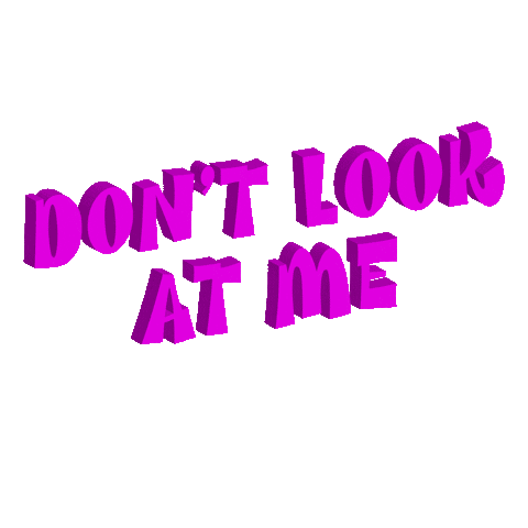 BreBurrito look dont look at me at me bre burritobreburrito Sticker