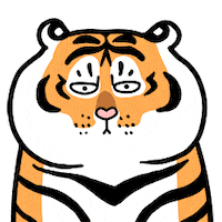 HuCreates cat illustration good thumbs up Sticker