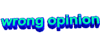 opinion 3d words Sticker by AnimatedText