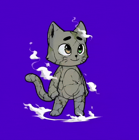 HeroGalaxyNFT cat gm meow hg GIF