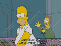 halting homer simpson GIF