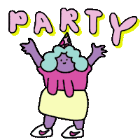 Happy Birthday Party Sticker