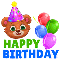 Excited Happy Birthday Sticker by Lucas and Friends by RV AppStudios