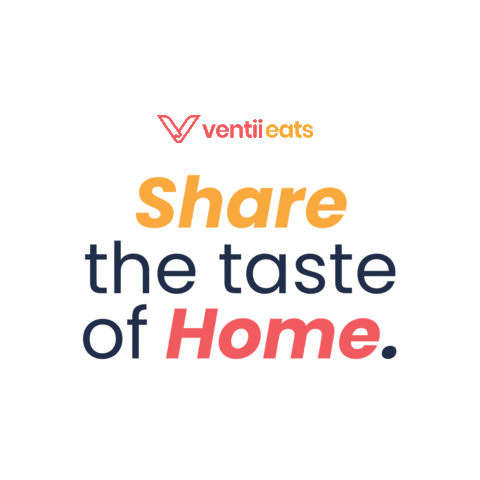 ventiieats love home delivery sushi Sticker