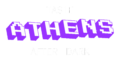 After Dark Athens Sticker by Zeus Greek Sweets & Kava