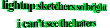 haters 3d words Sticker by AnimatedText