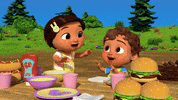 Dance Camping GIF by Moonbug