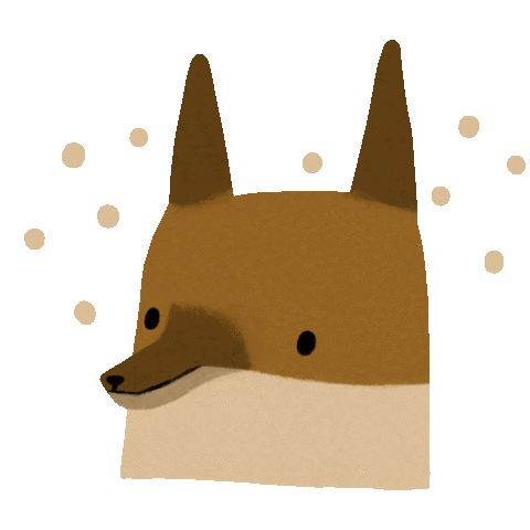 poppyliart giphyupload smile fox smiling Sticker