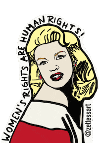 Humanrights Thefutureisfemale Sticker