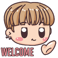 Kim Taehyung Hello Sticker by Milikumi
