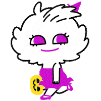 Trick Or Treat Smile Sticker by Holler Studios