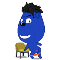 OrangeCube wiggle cheeky naughty orangecube Sticker