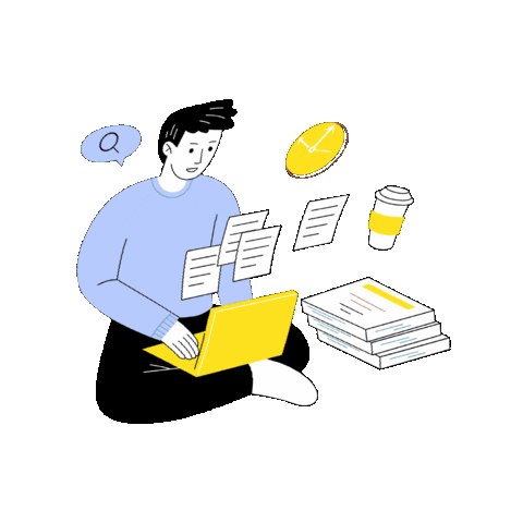 ParamiU giphygifmaker coffee university study Sticker