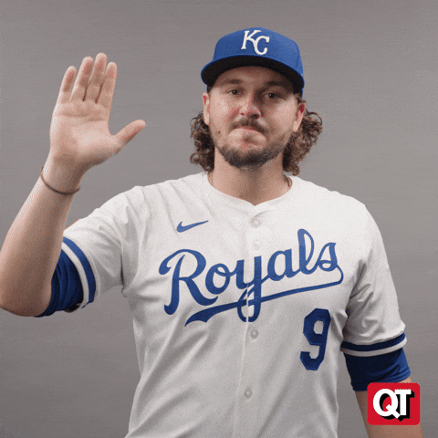 High Five Kc Royals GIF by QuikTrip