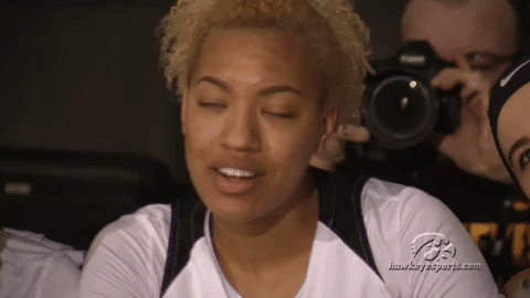 Womens Basketball Hawks GIF by University of Iowa Hawkeyes Athletics