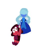 steven universe sapphire Sticker