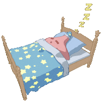 Sleep Starfish Sticker by HappyKawaiiFriends