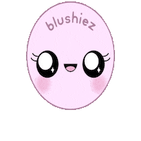 blushiezofficial cute smile pink kawaii Sticker