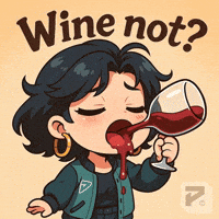 Hana Drinking Wine GIF by Persona