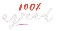 Lettering Yes Sticker
