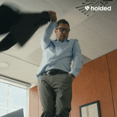 Business Man Dancing GIF by Holded