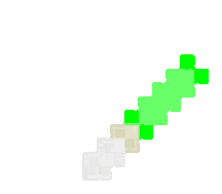 Green Light Pixel Sticker