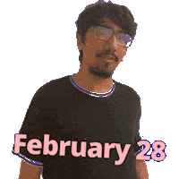 February 28 Sticker