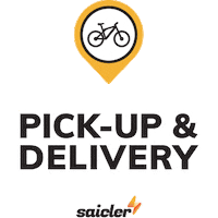 saicler bicicleta entrega transporte pick-up Sticker