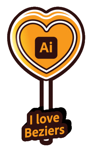 Heart Love Sticker by Adobe Live