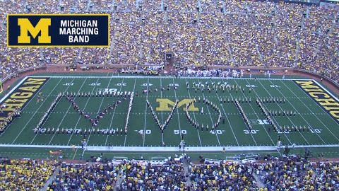 Go Blue Election Day GIF by Michigan Marching and Athletic Bands
