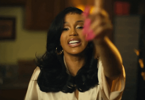 Cardi B Jealousy GIF by Offset