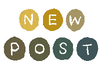 New Post Announce Sticker