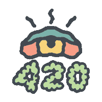 Eye Lucky Cat Sticker by Awesome Merchandise
