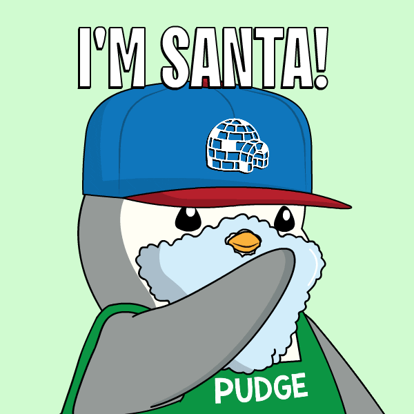 Santa Claus GIF by Pudgy Penguins