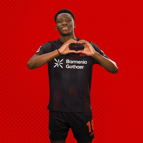 I Love You Heart GIF by Bayer 04 Leverkusen