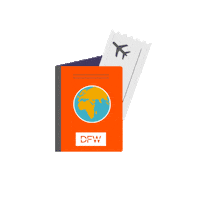 Fort Worth Travel Sticker by DFW Airport