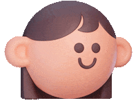 Happy Girl Sticker by 여기어때