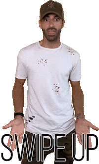 man swipe up Sticker by Toni Costa
