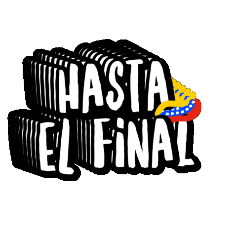 Hasta El Final Venezuela Sticker