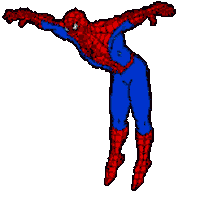 Spider Man Flip Sticker