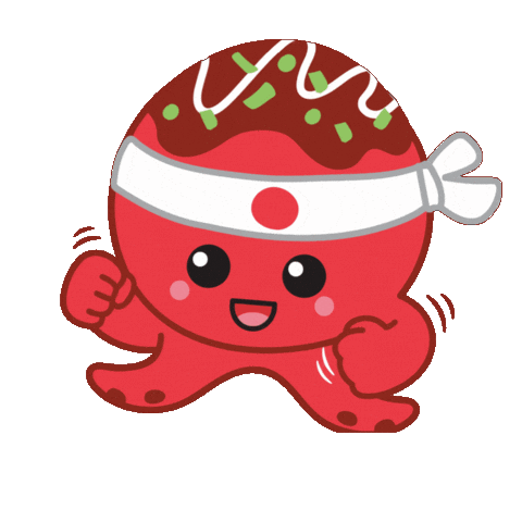 Takoyaki Sticker by theweebean