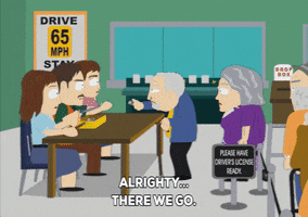 senior citizens licenses GIF by South Park 