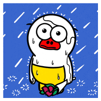 Sad Flower GIF by kwaesam