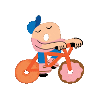 Bike Cycling Sticker by bastla