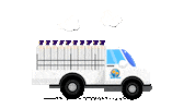 Delivery Truck Sticker by LABalloons