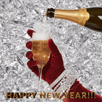 New Year Champagne GIF by MidwestHubTV