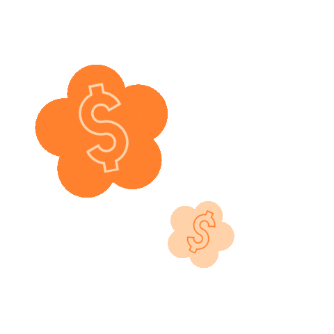 Flower Money Sticker by ELSE