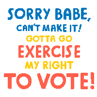 Voting Midterm Elections Sticker by imrobinthisjoint
